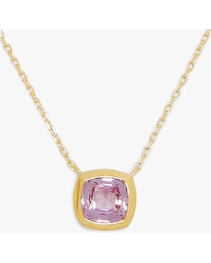 Kate Spade Outlet Fine Time To Shine Gem Pendant - White