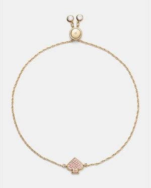 Kate Spade Everyday Spade Pave Slider Bracelet - Black