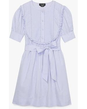 Kate Spade Scallop Bib Shift Dress - White