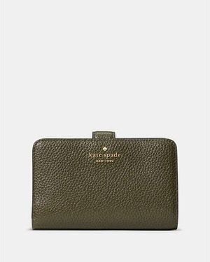 Kate Spade Lena Medium Bifold Wallet - Green