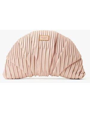 Kate Spade Patisserie Pleated 3D Croissant Clutch - Black