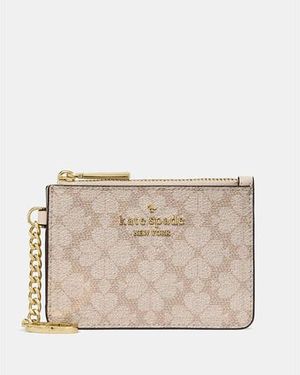 Kate Spade Flower Key Ring Card Holder - Black