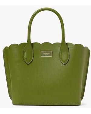 Kate Spade Suite Scalloped Crossbody Tote - Green