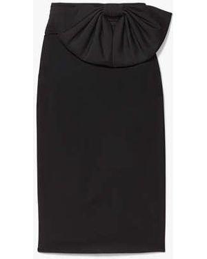 Kate Spade Bow Pencil Skirt - Black