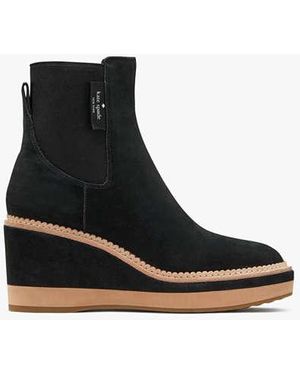 Kate Spade Addison Wedge Bootie - Black