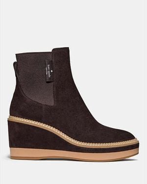 Kate Spade Addison Wedge Bootie - Black