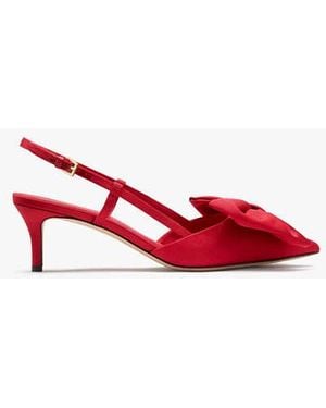 Kate Spade Rue Slingback Pumps - Red