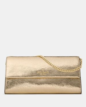 Kate Spade Outlet Scarlett Metallic Wallet On Chain