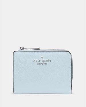 Kate Spade Small L-Zip Wallet - Blue