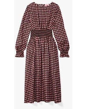 Kate Spade Fancy Hearts Waverly Dress - Red