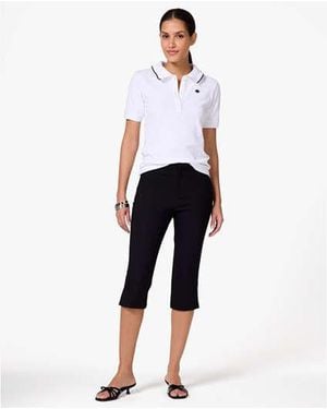 Kate Spade Ruffle Logo Polo Shirt - Black