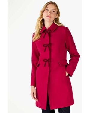 Kate Spade ドット柄ウールコート ハウンドトゥース ウール コート | アウター | ケイト・スペード