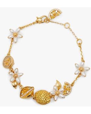 Kate Spade Fresh Squeeze Scatter Line Bracelet - Black