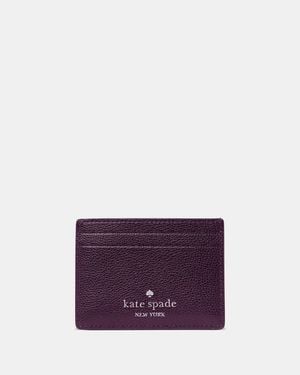 Kate Spade Outlet Small Slim Card Holder - Purple