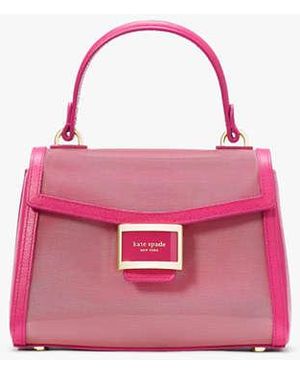 Kate Spade Katy Coated Mesh Small Top-Handle Bag - Black