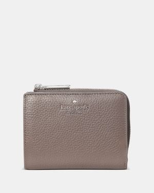 Kate Spade Outlet Small L-Zip Wallet - Gray