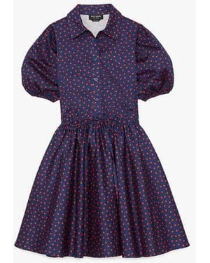 Kate Spade Spring Time Dot Millie Dress - Blue