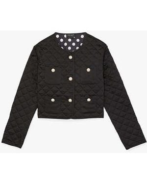 Kate Spade Quilted Lady Jacket - Black