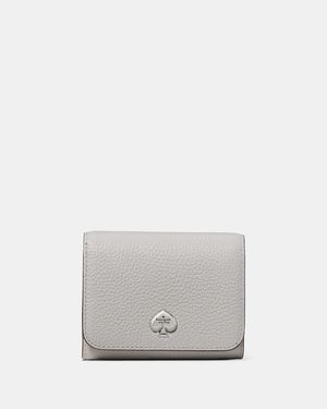 Kate Spade Outlet Kayla Small L-Zip Wallet - White