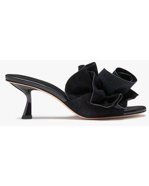 Kate Spade Flourish Heeled Sandal - Black