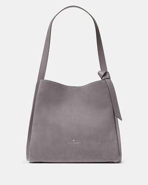 Kate Spade Knott Suede Large Carryall, Hare - Black