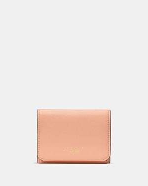 Kate Spade Outlet Halo Card Case Trifold Wallet - Pink