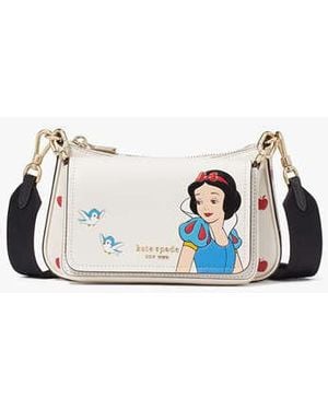 Kate Spade Disney X New York Snow Double Up Crossbody - Black