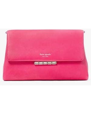 Kate Spade Grace Embellished Lock Clutch - Black