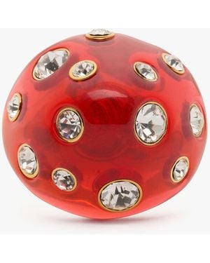 Kate Spade Outlet Forest Pop Mushroom Ring - Red