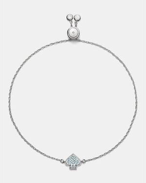 Kate Spade Everyday Spade Pave Slider Bracelet - Black