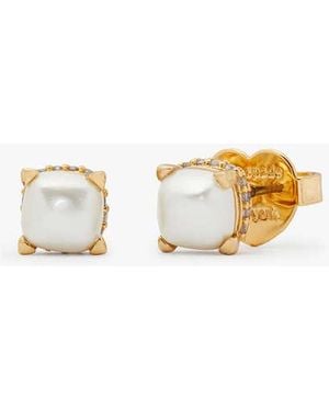 Kate Spade Little Luxuries 6Mm Square Studs - Black