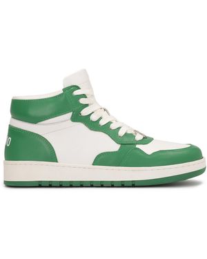 Kazar Chaussures De Sport En Cuir À Tige Haute - Vert