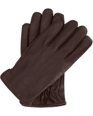 Kazar Guantes De Piel Con Función De Pantalla Táctil - Marrón