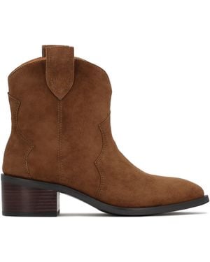 Kazar Bottes De Cow-Boy En Daim Marron