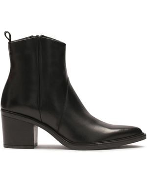 Kazar Bottes En Cuir De Style Cow-Boy - Noir