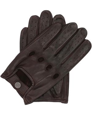 Kazar Braune, Perforierte Herren-Leder-Handschuhe