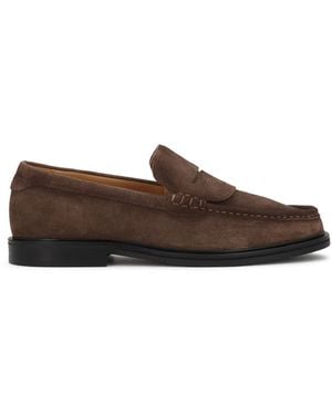 Kazar Loafers Aus Wildleder - Braun