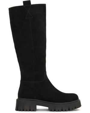 Kazar Bottes En Cuir Avec Semelle Rainurée - Noir