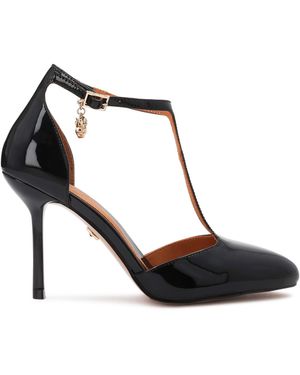 Kazar Pumps Patentierte T-Bar-Pumpen Mit Oberem Cut-Out - Weiß
