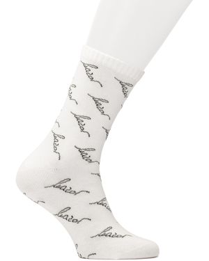 Kazar Calcetines Blancos Con Logotipos