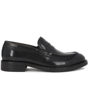 Kazar Schwarze Loafers Mit Gürtel Aus Der Limited-Kollektion