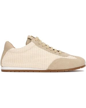 Kazar Sneakers Aus Natürlichen Materialien Mit Dezenter Textur - Weiß