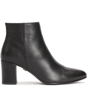 Kazar Botas De Tacón De Cuero - Blanco