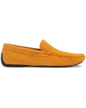 Kazar Suède Mocassins Driving Mocs - Oranje