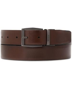 Kazar Cinturón De Cuero De Doble Cara Para Visitantes - Marrón