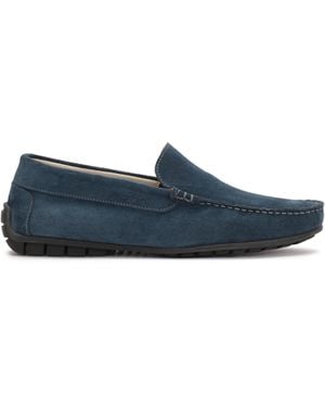 Kazar Herenpantoffels, Type Driving Moc - Blauw