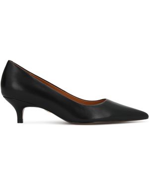 Kazar Schwarze Classic Pumps Mit Entenschwanzabsätzen