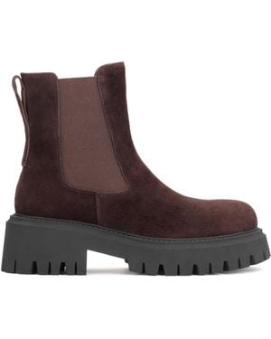 Kazar Bottines Brunes À Semelle Épaisse - Marron