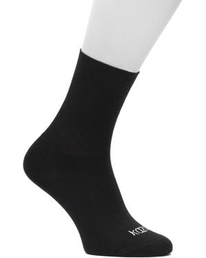 Kazar Calcetines Negros De Algodón Modal Y Cachemira