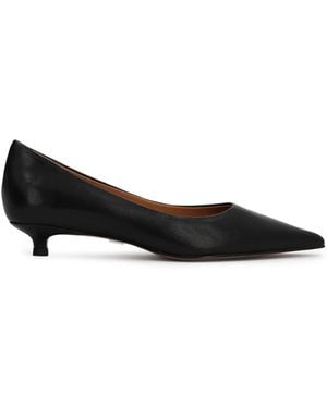 Kazar Schwarze Pumps Für Damen Mit Niedrigem Kitten Heel